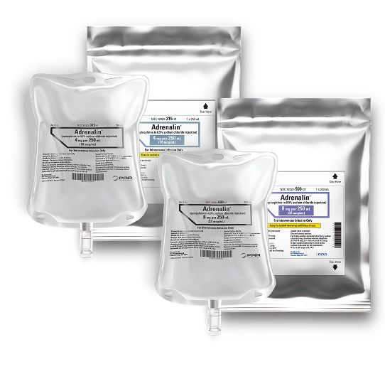 Adrenalin® product image in 4-mg and 8-mg concentrations