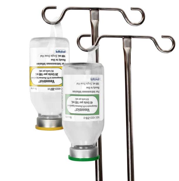 Vasostrict ready-to-use bottles